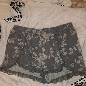 Gray pj shorts